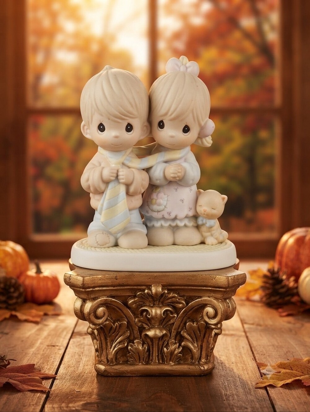 Precious Moments 'Bless Be The Tie That Binds' Figurine - White